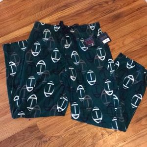 NWT Men’s Football Print Fleece Pajamas.